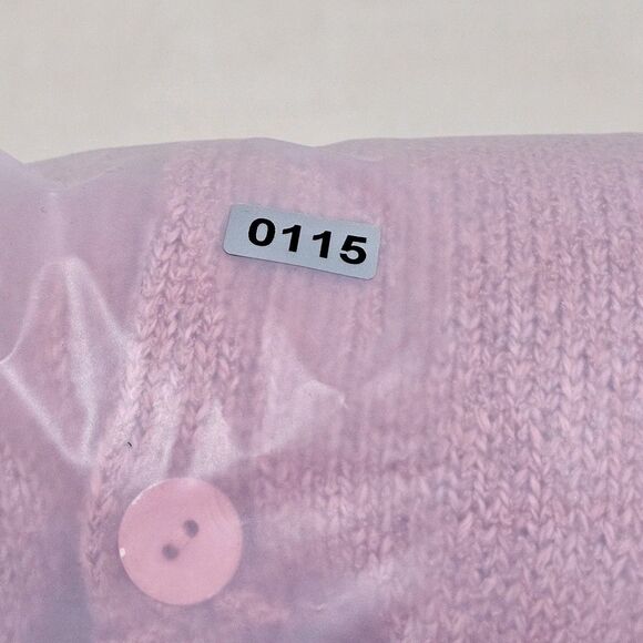 NWOT Eileen Fisher XL Coral Knit Cardigan Sweater Silk/Linen Luxury Lagenlook - Picture 7 of 7